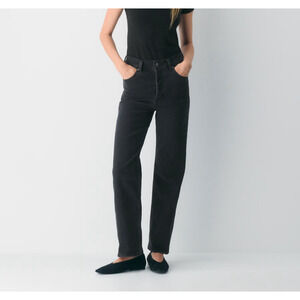 Aritzia Denim Forum The Arlo High Rise Size 30 Black Straight Leg Jeans Women's